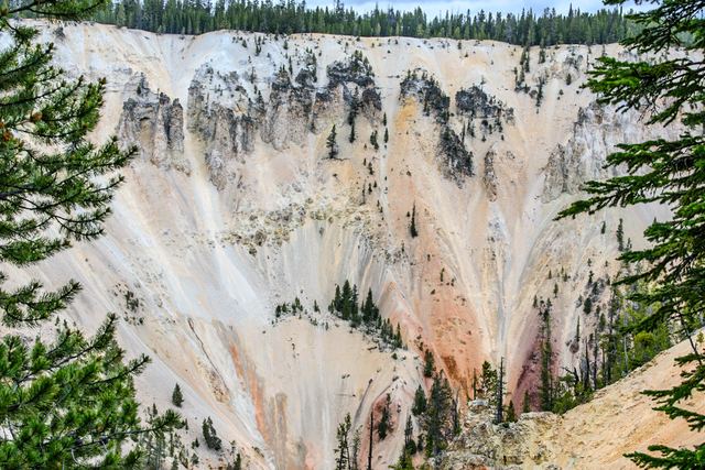 Canyon walls — Yellowstone